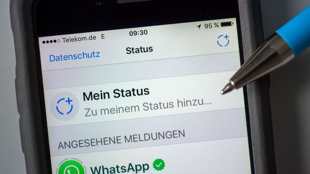 Neue Status-Funktion bei Whatsapp: Worauf Sie beim Datenschutz achten sollten
