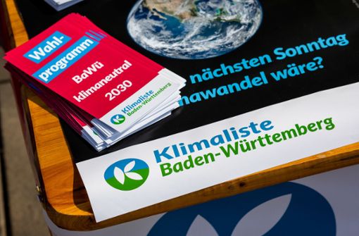 In Stuttgart treten für die Klimaliste keine Parteimitglieder mehr zur Landtagswahl an. Foto: dpa/Philipp von Ditfurth