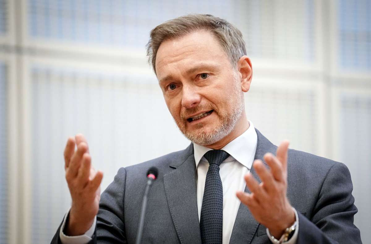 Bundesfinanzminister Christian Lindner (FDP) Foto: dpa/Kay Nietfeld