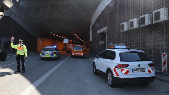 Kappelbergtunnel Richtung Stuttgart wieder frei