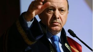 Erdogan hat mit einem Hitler-Vergleich für Aufsehen gesorgt. Foto: AP