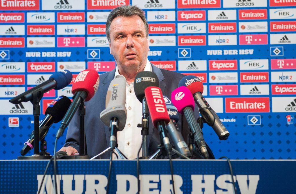 Der Vorstandsvorsitzende des HSV, Heribert Bruchhagen Foto: dpa