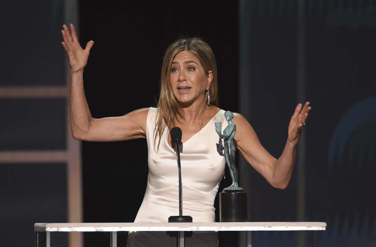 „Friends“-Star Jennifer Aniston vertröstet die Serienfans auf einen späteren Termin. Foto: AP/Chris Pizzello