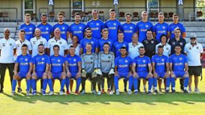 Die Mannschaft des SGV Freiberg für die Saison 2019/20 (hinten von links): Foto: avanti