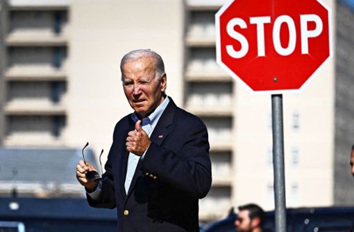 Macht mittlerweile Witze über sein Alter: US-Präsident Joe Biden Foto: AFP/JIM WATSON