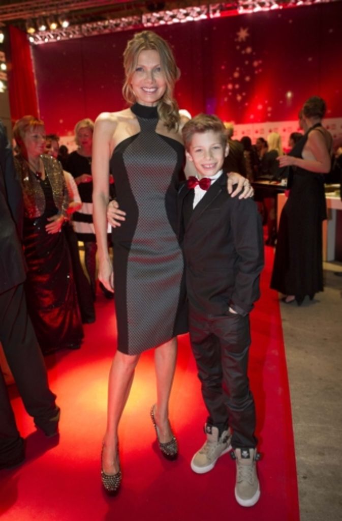 Ursula Karven mit ihrem Sohn Liam