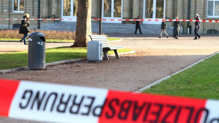 Schlossplatz: Verdächtiger Trolley war leer