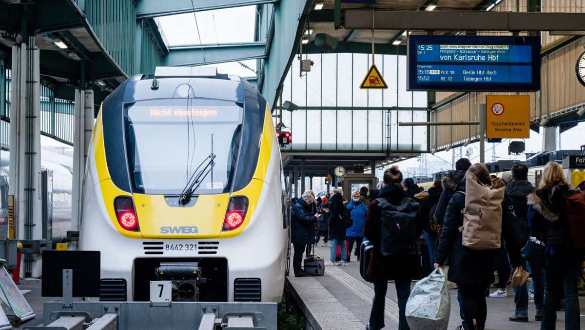 Bahnstreik in Baden-Württemberg: Fahrgäste müssen sich erneut auf Zugausfälle einstellen