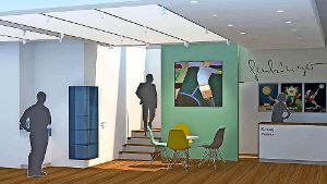 Diese Illustration verdeutlicht, wie  der Übergang vom Erdgeschoss  zum Obergeschoss gestaltet werden soll. Foto: Knappe Innenarchitekten