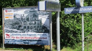 Plakate für ein Atomwaffenverbot