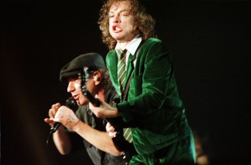 Rock’n’Roll-Könige: der Sänger Brian Johnson und der Gitarrist Angus Young von AC/DC Foto: imago