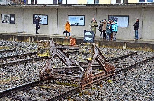Von diesem Gleis starteten die Züge in die Vernichtungslager. Foto: Sandra Hintermayr
