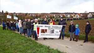 Im Jahr 2017 rief die Bürgerinitiative zu einer Demonstration gegen die Erweiterungspläne auf. Foto: Avanti/Ralf Poller