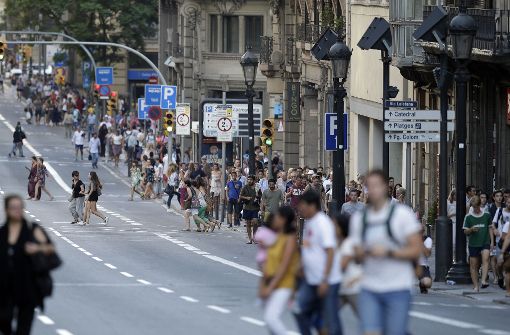 Das Auswärtiges Amt rät: Reisende sollen das Zentrum von Barcelona meiden. Foto: AP