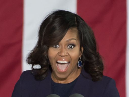 Michelle Obama hat Grund zur Freude. Foto: Evan El-Amin/Shutterstock.com
