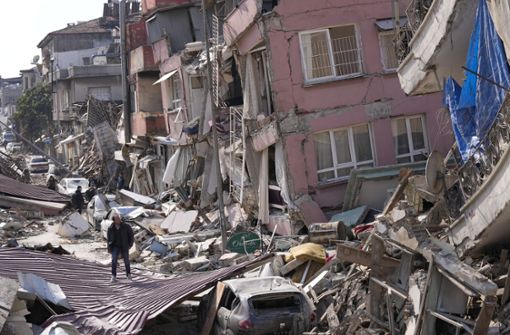 Zerstörungen im türkischen Antakya Foto: Archiv Hussein Malla/AP/dpa/Hussein Malla