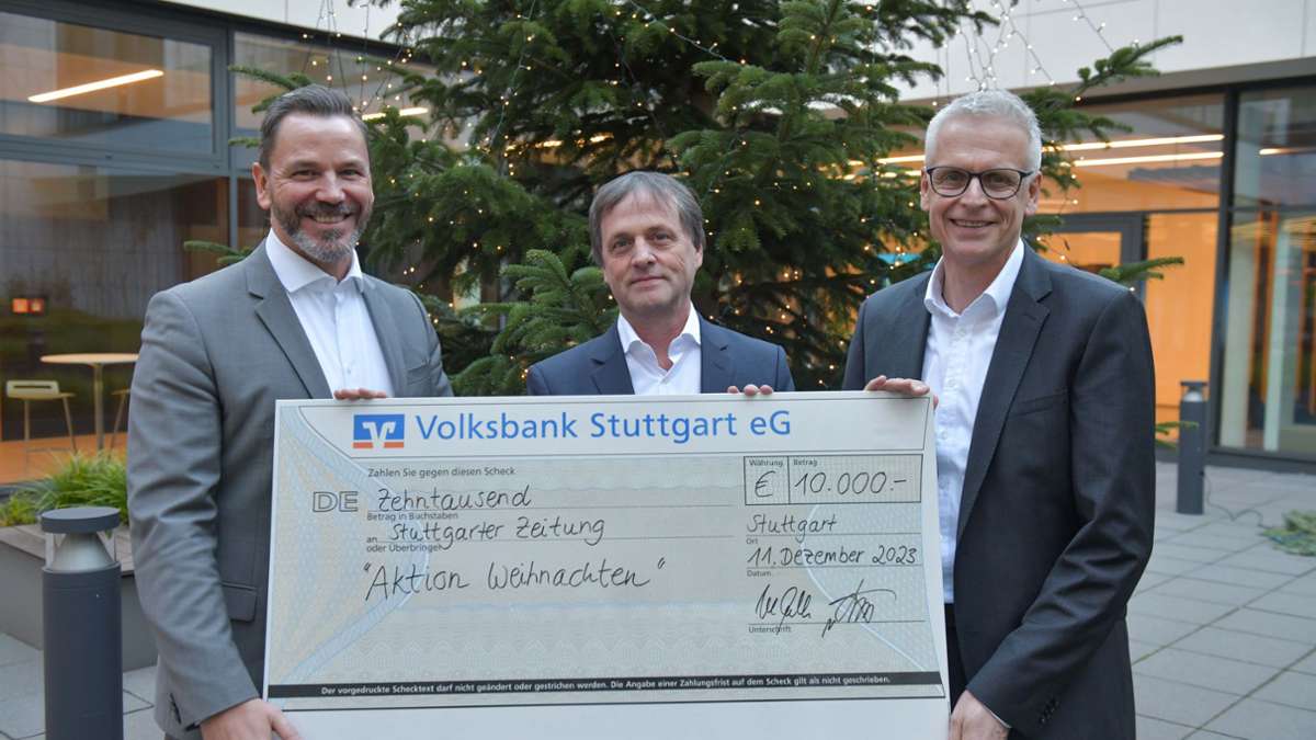 Aktion Weihnachten 23/24: 10 000 Euro von der Volksbank