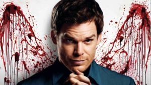 Michael C. Hall auf einem Plakatmotiv zur Serie „Dexter“ im Jahr 2011 Foto: imago images/Mary Evans