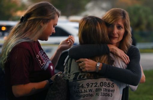 Trauer und Entsetzen nach dem Massaker in Parkland (Florida) Foto:  