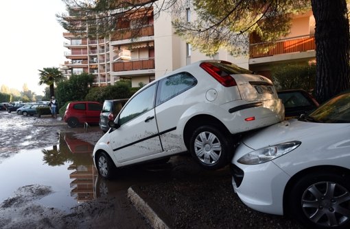 In Südfrankreich haben starke Regenfälle für ein Chaos mit vielen Toten gesorgt Foto: AFP