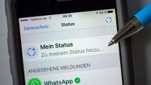 Nach großer Kritik gibt es bei WhatsApp jetzt wieder die alte Statusfunktion. Foto: dpa