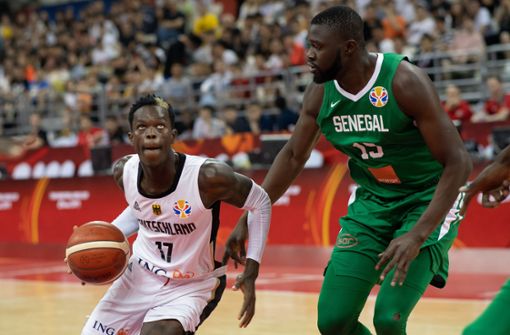 Die deutschen Basketballer haben eine Pleite gegen Senegal auf den letzten Metern abgewendet. Foto: dpa