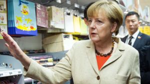 Angela Merkel geht gerne selbst einkaufen (Archivbild). Foto: dpa/Lukas Schulze