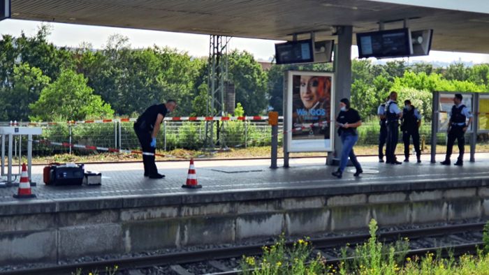 Brutale  Gewalttat am Bahnhof Esslingen