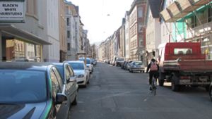 Freie Fahrt : Die Möhringer Straße soll zur Fahrradstraße werden.. Foto: David Mairle
