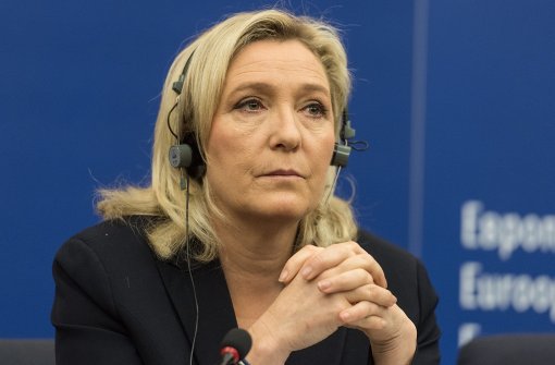 Der Front National von Le Pen zeigt sich offen für eine Zusammenarbeit mit der AfD. Foto: EPA