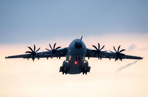 Evakuierungsflug: Airbus A400M. Foto: dpa/Hauke-Christian Dittrich