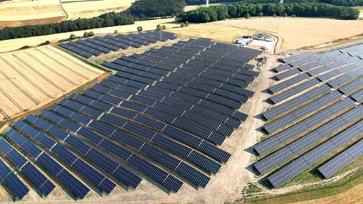 So sieht er aus, der neue Photovoltaik-Park, den die Stadtwerke im Oktober gekauft haben. Foto: privat/ABO Wind