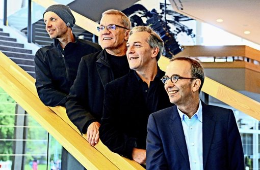 Stuttgarts Intendanten: Armin Petras, Reid Anderson, Marc-Oliver Hendriks, Jossi Wieler Foto: dpa