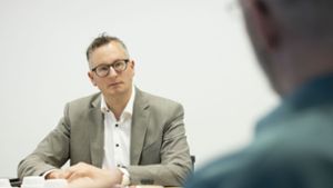 Grünen-Fraktionschef Andreas Schwarz im Gespräch mit unserer Zeitung Foto: Lichtgut/Leif Piechowski