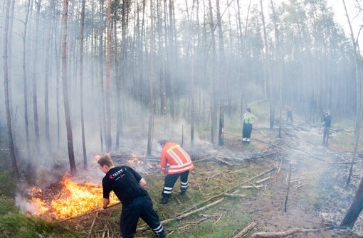Nicht nur rund ums Mittelmeer, auch in Deutschland brennt es bisweilen in den Wäldern. In den kommenden Tagen ist das Risiko sehr hoch. Foto: dpa