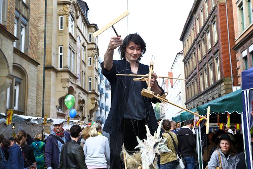 Heusteigviertelfest im Stuttgarter Süden - bleibt es trocken? Foto: Benjamin Beytekin