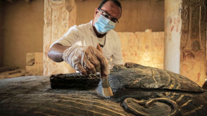 Seit 2600 Jahren ungeöffnet:  59  Sarkophage gefunden
