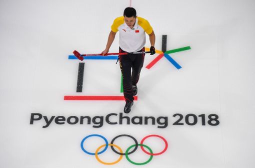 Im Curling haben die ersten Matches schon stattgefunden. Foto: AFP