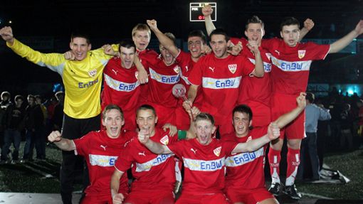 Die Junior-Cup-Sieger des VfB Stuttgart von 2007. Foto: Baumann/Baumann