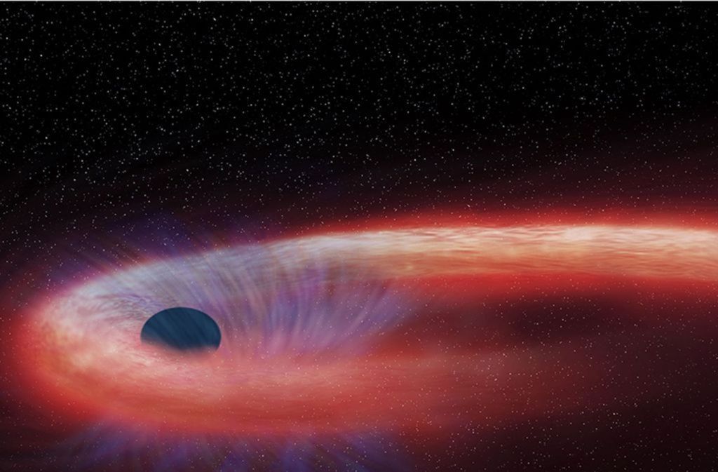 Schwarze Löcher sind die schwärzesten Körper im Universum. In ihnen soll sich ein Großteil der dunklen Materie verbergen.