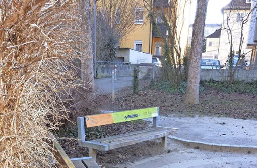 Ein neuer Mülleimer auf dem Spielplatz am  Ziegelhüttenweg. Foto: /Stadt Esslingen