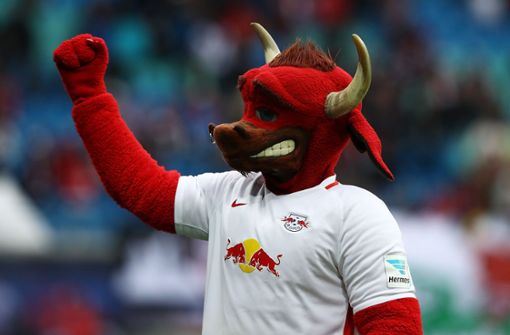 Bulli – das Maskottchen von RB Leipzig Foto: Getty