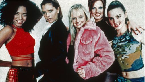 Die ganz jungen Spice Girls (von links): Mel B, Victoria Adams, Emma Bunton, Geri Halliwell und Mel C. Foto: imago/United Archives/imago