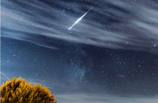 Mitte August ist Sternschnuppenzeit – aber auch der Vollmond leuchtet dann hell. Foto: Stefan Kalweit-Schaulies