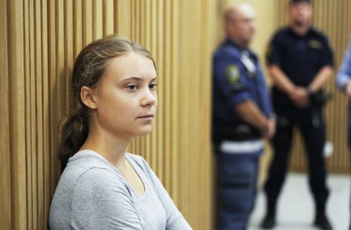 Greta Thunberg muss sich wieder vor Gericht verantworten. Bereits im Juli wurde die 20-Jährige in Malmö zu einer Geldstrafe verurteilt  (Archivbild). Foto: dpa/Pavel Golovkin
