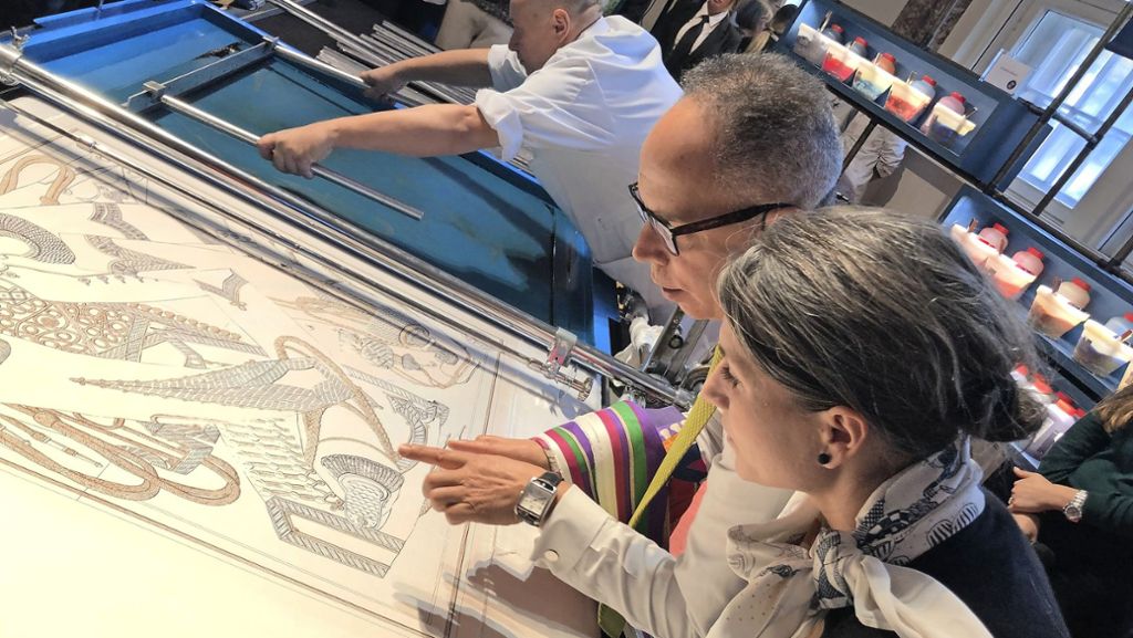 Kunsthandwerker unter sich: Die Liebe zum Carré verbindet