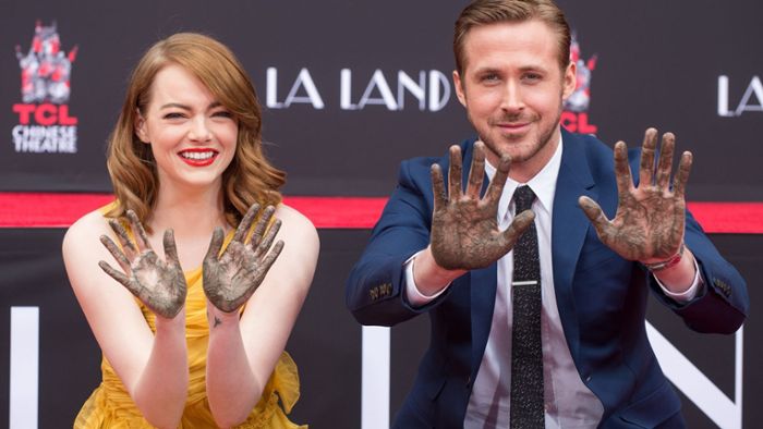 Emma Stone und Ryan Gosling verewigen sich