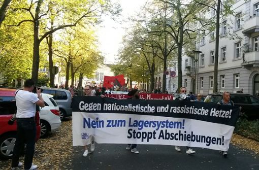 In Karlsruhe haben Menschen gegen Rassismus demonstriert. Foto: Aktion Bleiberecht