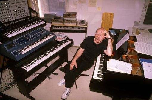 Dauner 1987 in seinem Stuttgarter Studio. Foto:  