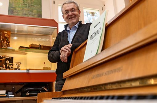 Peter Meincke leitet die Korntal-Münchinger Musikschule seit 40 Jahren. Mehr Fotos finden Sie in unserer Bildergalerie. Klicken Sie sich durch. Foto: factum/Jürgen Bach
